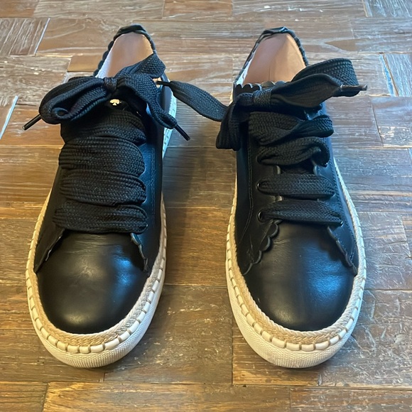 Kate Spade New York Lena Leather Sneakers🖤 - Picture 2 of 13